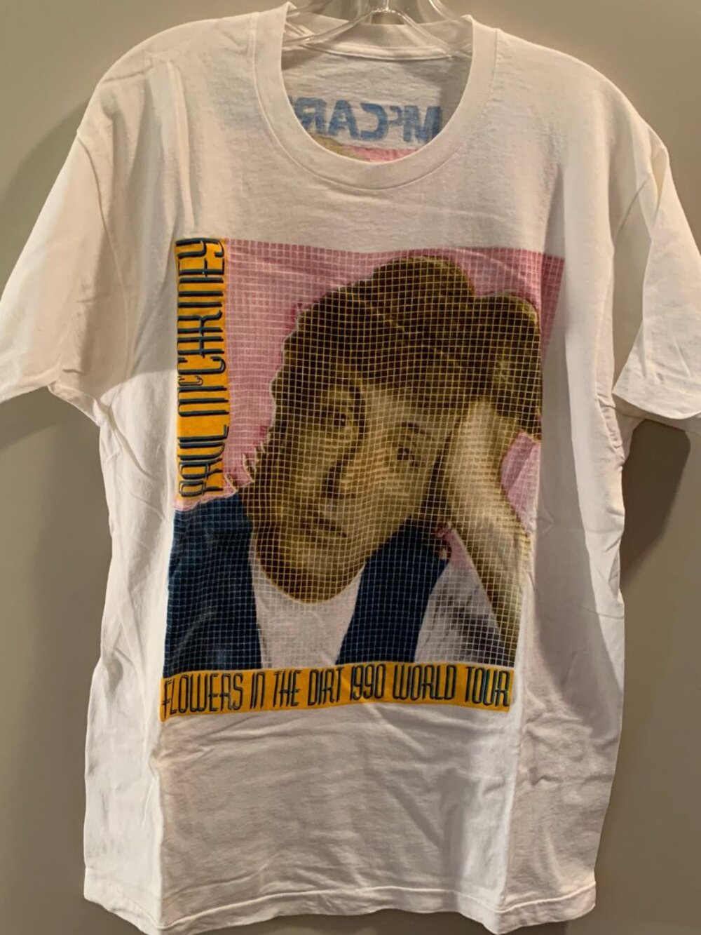 PAUL MCCARTNEY "FLOWERS IN THE DIRT" CONCERT T SHIRT.